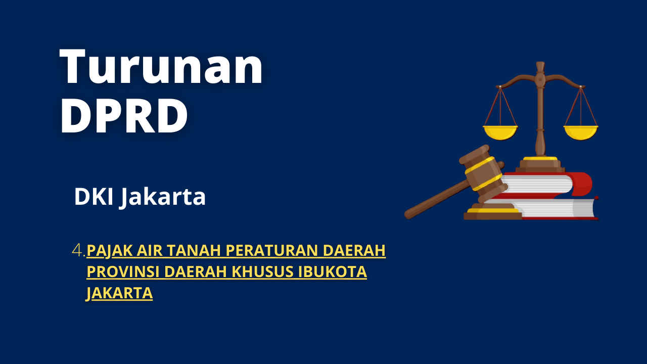 4. PAJAK AIR TANAH PERATURAN DAERAH PROVINSI DAERAH KHUSUS IBUKOTA ...