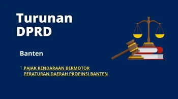 Banten 1 PAJAK KENDARAAN BERMOTOR PERATURAN DAERAH PROPINSI BANTEN