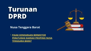 1. MOTOR VEHICLES TAX REGIONAL REGULATION OF WEST NUSA TENGGARA PROVINCE