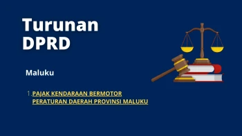 Maluku 1 PAJAK KENDARAAN BERMOTOR PERATURAN DAERAH PROVINSI MALUKU