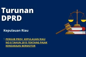 1 PERGUB PROV KEPULAUAN RIAU NO 8 OF 2015 CONCERNING MOTOR VEHICLES TAX