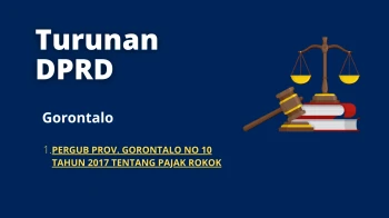 1. PERGUB PROV. GORONTALO NO 10 TAHUN 2017 TENTANG PAJAK ROKOK
