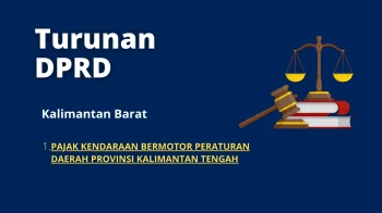 1. MOTOR VEHICLES TAX REGULATION OF CENTRAL KALIMANTAN PROVINCE