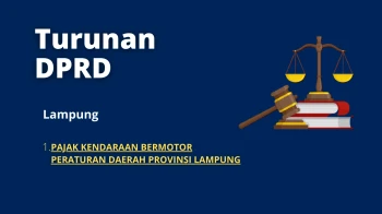 Lampung 1 PAJAK KENDARAAN BERMOTOR PERATURAN DAERAH PROVINSI LAMPUNG