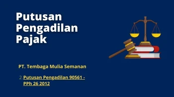 PT Tembaga Mulia Semanan<br>2. Putusan Pengadilan 90561 - PPh 26 2012