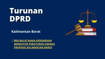 2. BEA BALIK NAMA KENDARAAN BERMOTOR PERATURAN DAERAH PROPINSI KALIMANTAN BARAT