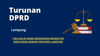 Lampung 2 BEA NALIK NAMA KENDARAAN BERMOTOR PERATURAN DAERAH PROVINSI LAMPUNG