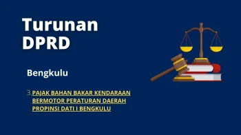 3. PAJAK BAHAN BAKAR KENDARAAN BERMOTOR PERATURAN DAERAH PROPINSI DATI I BENGKULU