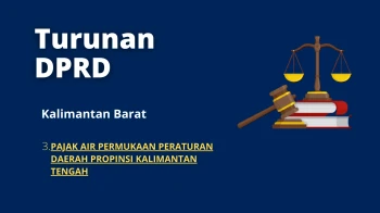 3. PAJAK AIR PERMUKAAN PERATURAN DAERAH PROPINSI KALIMANTAN TENGAH