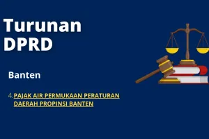 4 SURFACE WATER TAX FOR REGIONAL REGULATION OF BANTEN PROVINCE