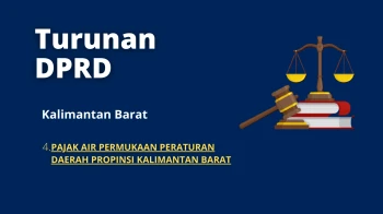 Kalimantan Barat 4 PAJAK AIR PERMUKAAN PERATURAN DAERAH PROPINSI KALIMANTAN BARAT