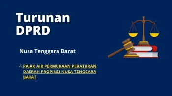 4. PAJAK AIR PERMUKAAN PERATURAN DAERAH PROPINSI NUSA TENGGARA BARAT