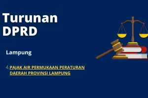 4 SURFACE WATER TAX FOR LAMPUNG PROVINCE REGIONAL REGULATION