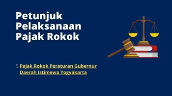 5. CIGARETTE TAX REGULATION OF THE GOVERNOR OF YOGYAKARTA SPECIAL REGION