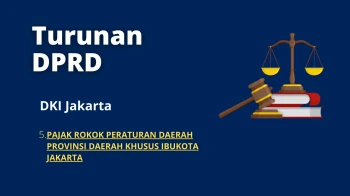 DKI Jakarta 5 PAJAK ROKOK PERATURAN DAERAH PROVINSI DAERAH KHUSUS IBUKOTA JAKARTA