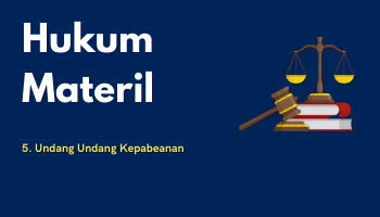 Hukum Materil 5 UU Kepabean