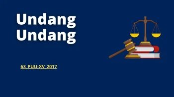 Undang Undang 1 63PUUXV2017