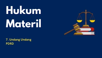 Hukum Materil 7 UU PDRD