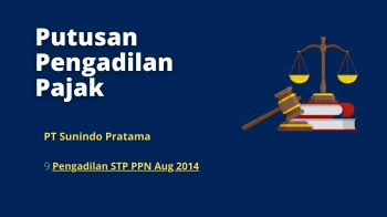 PT Sunindo Pratama<br>9. Pengadilan STP PPN Aug 2014