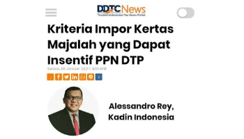 Kriteria Impor Kertas Majalah yang dapat Insentif PPN DTP