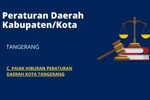 C PAJAK HIBURAN PERATURAN DAERAH KOTA TANGERANG