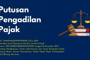 PT PRIMA NUSA JAYA ABADI23 TAX COURT DECISIONPUT 014997992019PPMXIIIB 2021against the Decree of the Director General of TaxesNumber KEP02985NKEBWPJ282019 dated 18 December 2019concerning Erasers Administrative Sanctions for Underpaid Tax Assessments due to the Application of the Taxpayer for Value Added Tax on Goods and Services