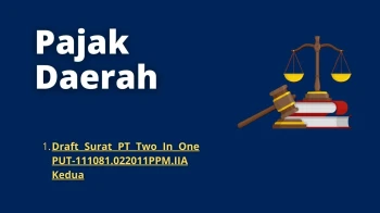 Pajak Daerah 1 Draft Surat PT Two In One PUT111081022011PPMIIA Kedua