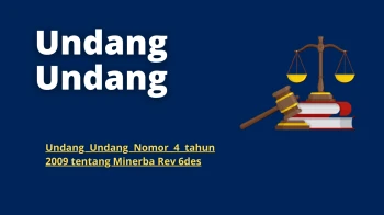 Constitution 2 Law Number 4 of 2009 concerning Minerba Rev 6des